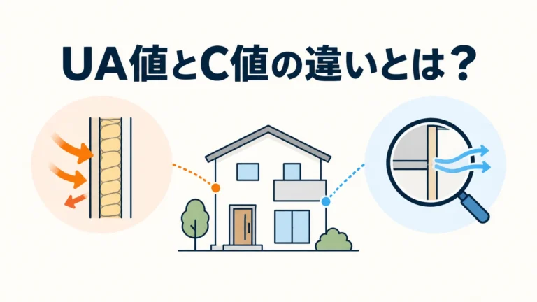 UA値とC値の違いとは？断熱性能と気密性能をわかりやすく解説【2026年】