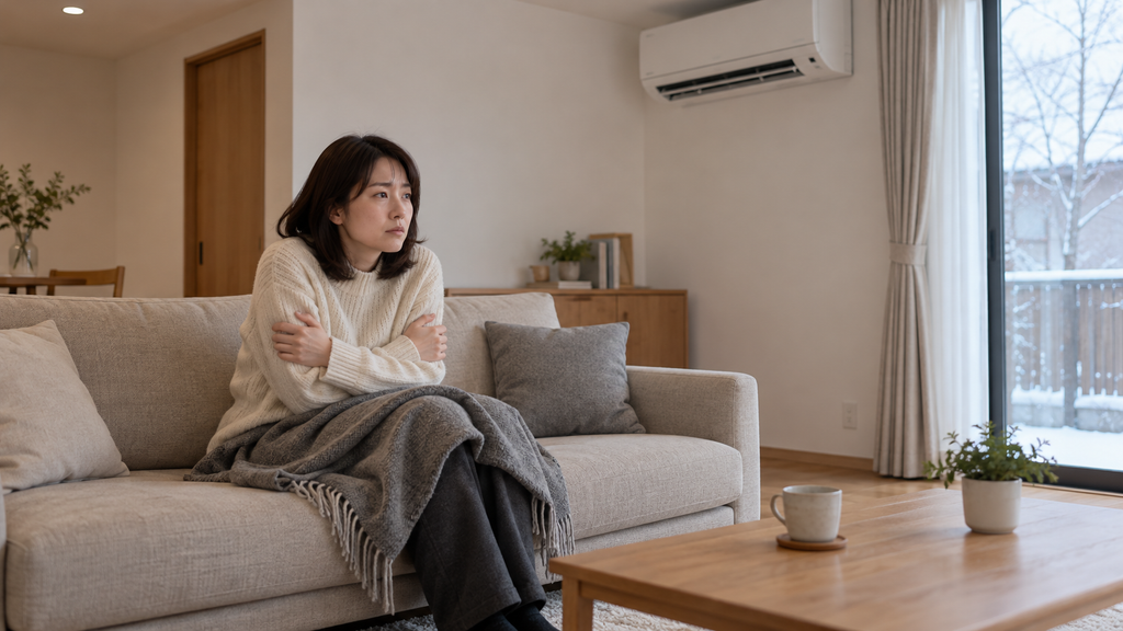 断熱中でも寒いリビング