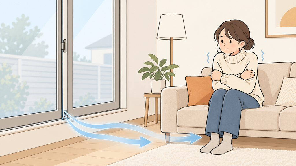 住宅の隙間風